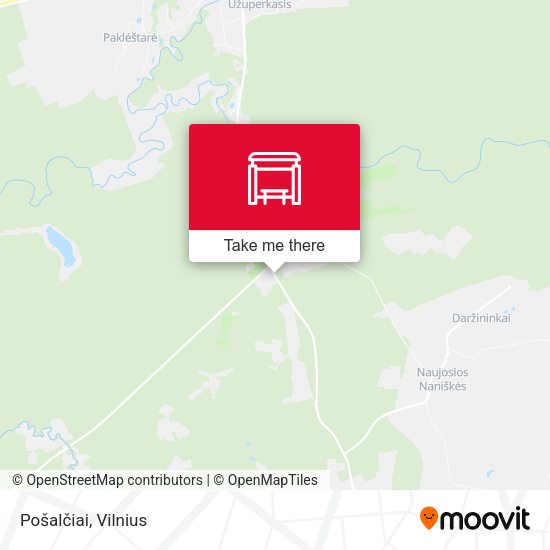 Карта Pošalčiai