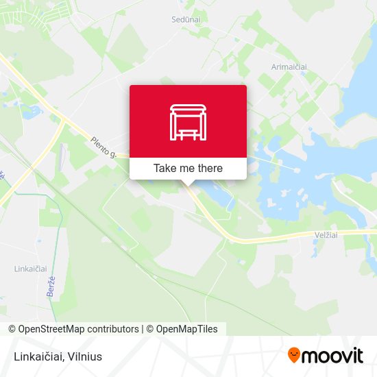 Карта Linkaičiai