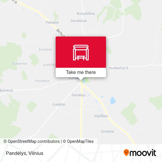 Карта Pandėlys