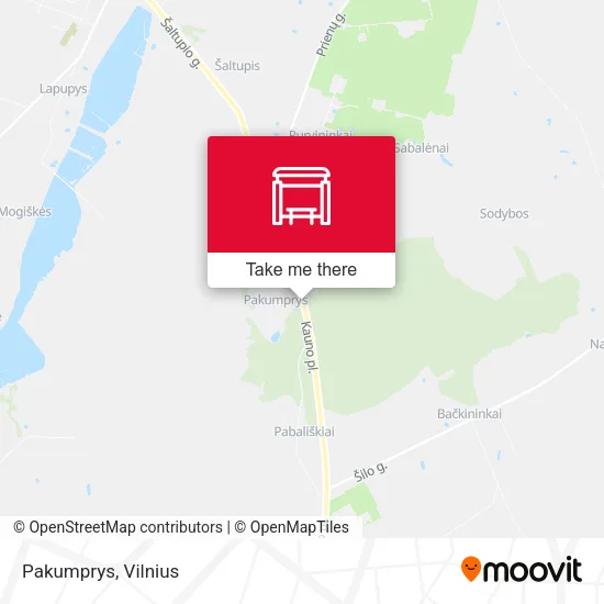 Карта Pakumprys