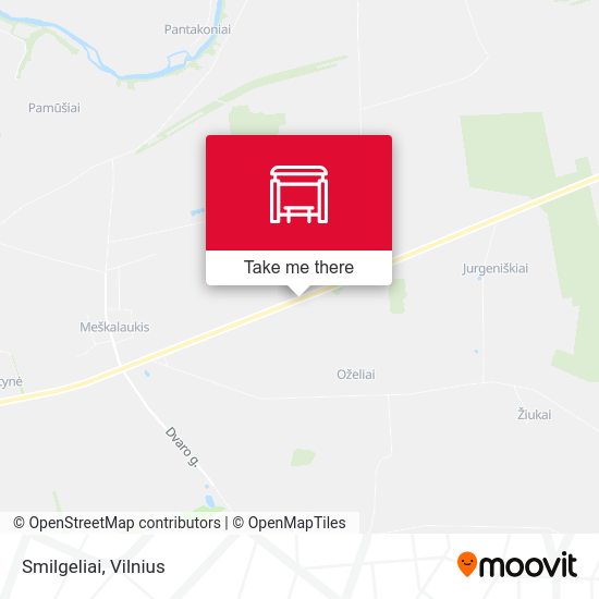 Карта Smilgeliai