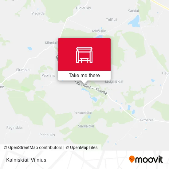 Карта Kalniškiai