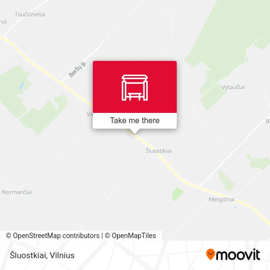 Карта Šluostkiai