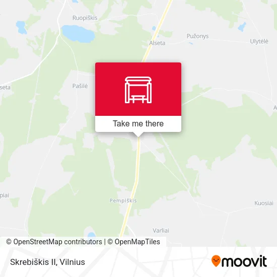 Карта Skrebiškis II