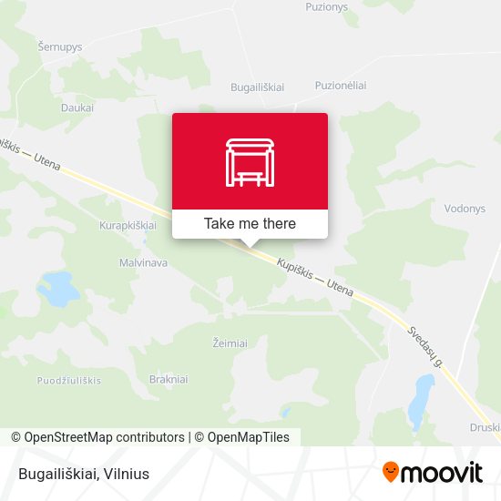 Карта Bugailiškiai