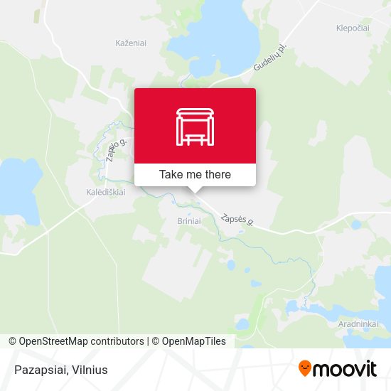 Карта Pazapsiai
