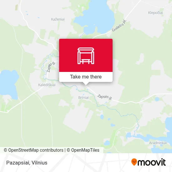 Pazapsiai map