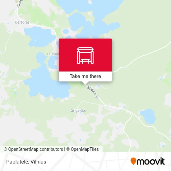 Карта Paplatelė
