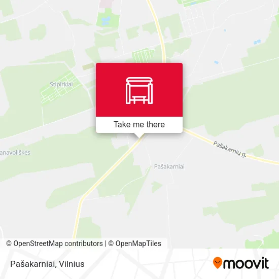 Карта Pašakarniai
