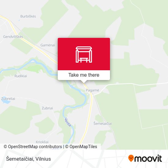 Карта Šemetaičiai