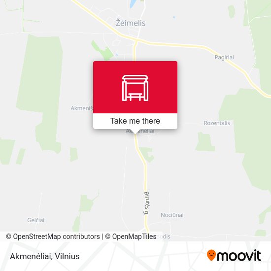 Карта Akmenėliai