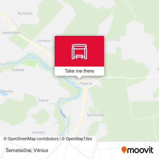 Карта Šemetaičiai