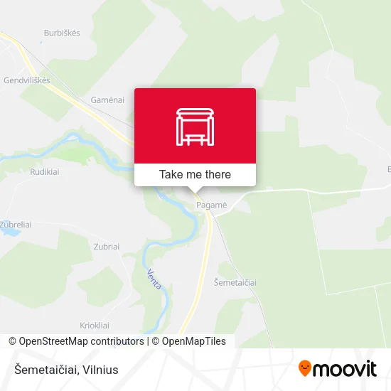 Карта Šemetaičiai
