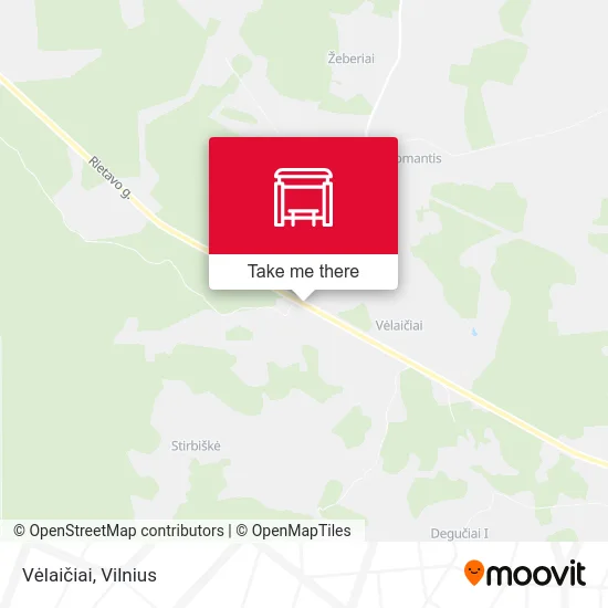 Карта Vėlaičiai