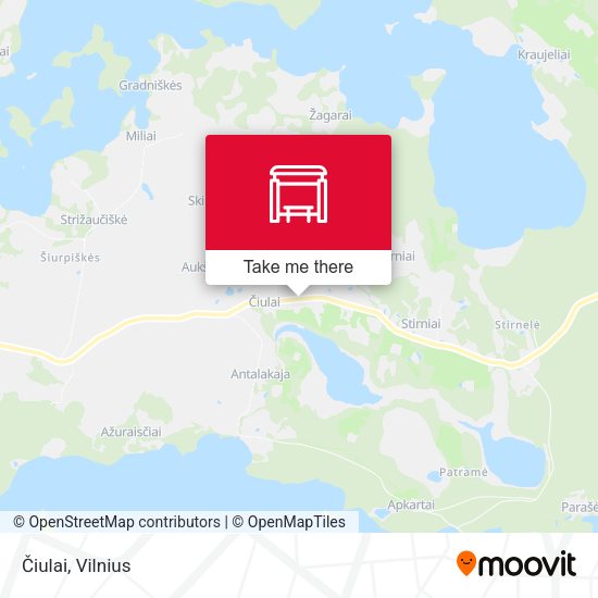 Карта Čiulai