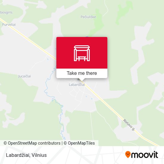 Карта Labardžiai