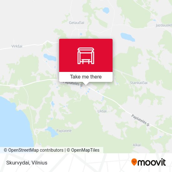 Карта Skurvydai