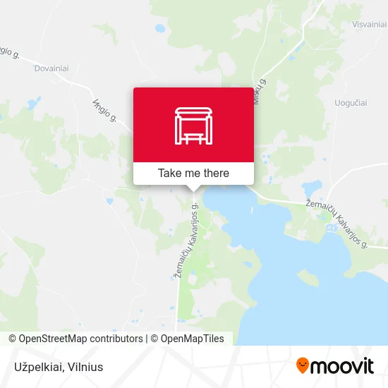 Карта Užpelkiai