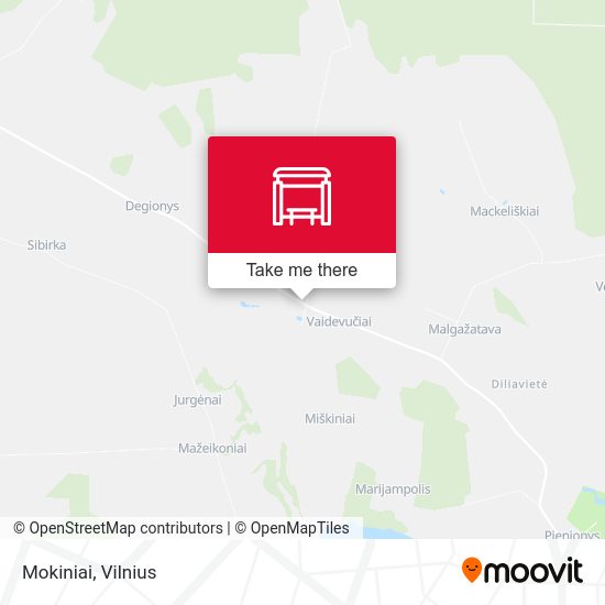 Карта Mokiniai