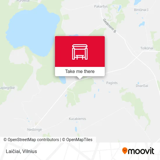 Карта Laičiai