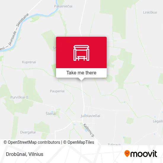 Drobūnai map