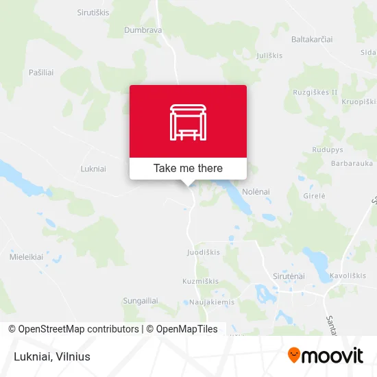 Lukniai map