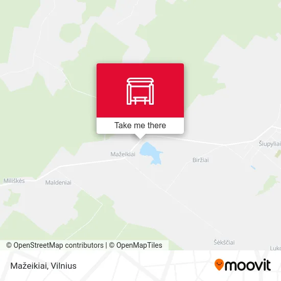 Карта Mažeikiai
