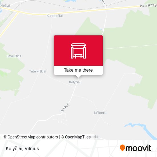 Карта Kulyčiai
