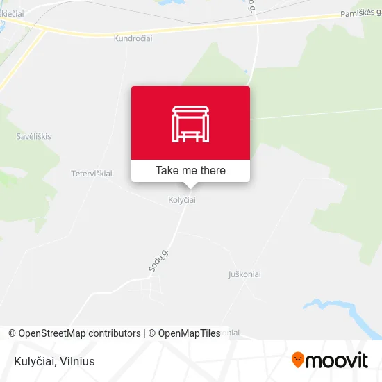 Карта Kulyčiai
