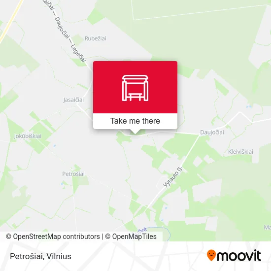 Карта Petrošiai
