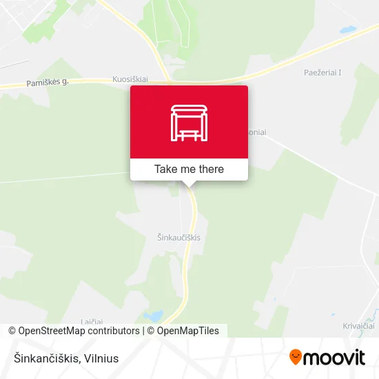 Карта Šinkančiškis