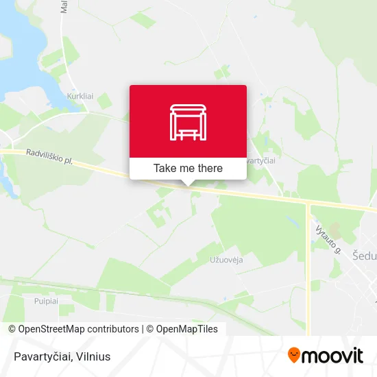 Карта Pavartyčiai