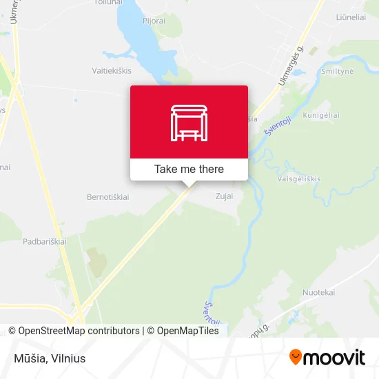 Карта Mūšia