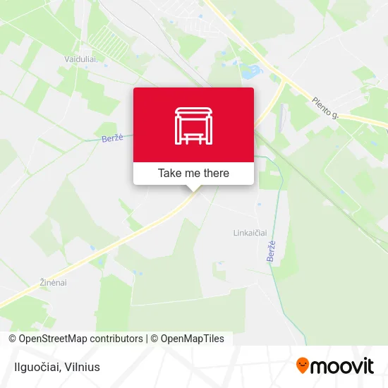 Карта Ilguočiai