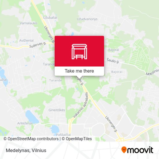 Карта Medelynas