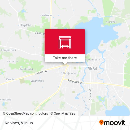 Карта Kapinės
