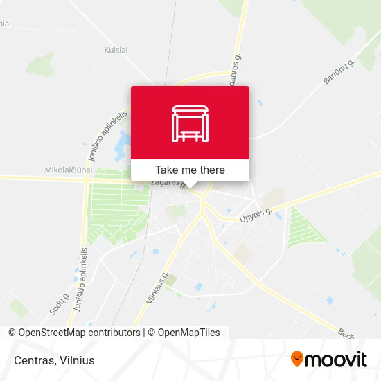 Centras map