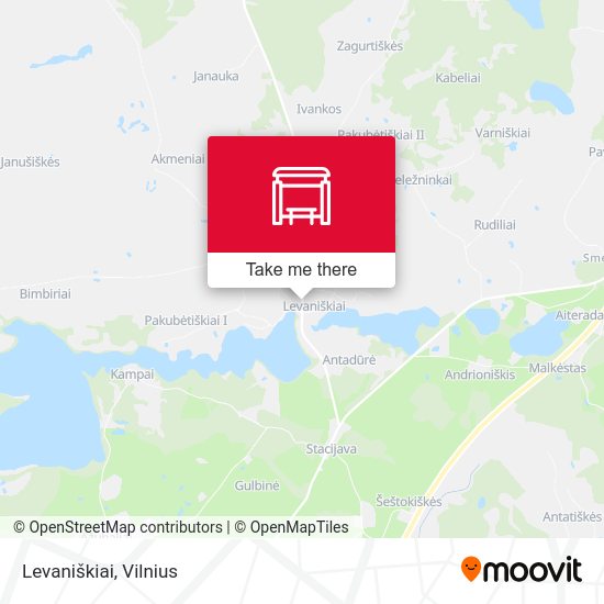 Карта Levaniškiai
