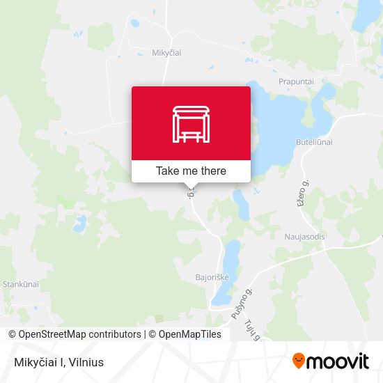 Карта Mikyčiai I