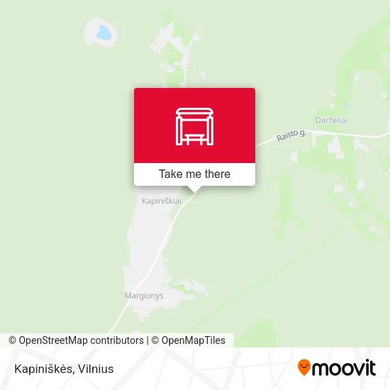 Карта Kapiniškės