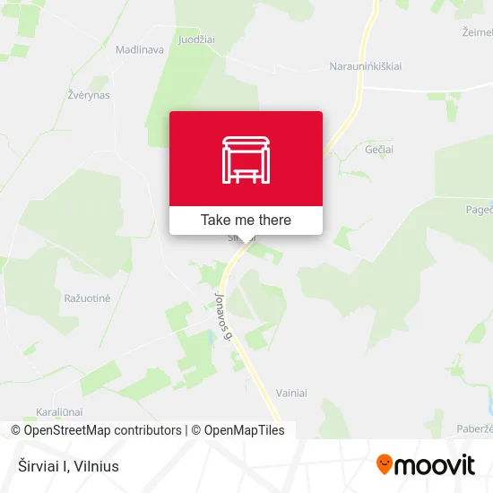 Карта Širviai I