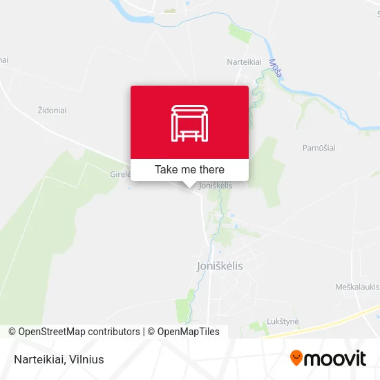 Карта Narteikiai