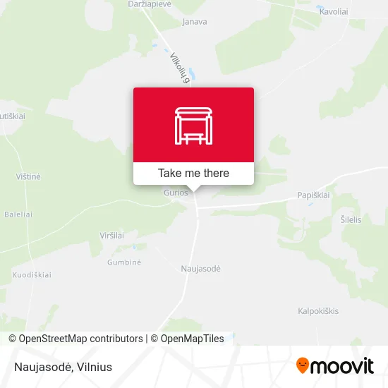 Карта Naujasodė