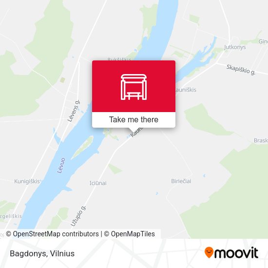 Карта Bagdonys