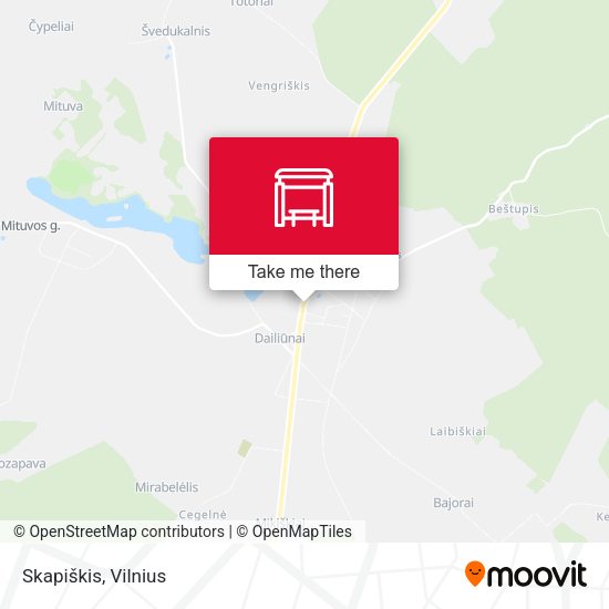 Карта Skapiškis