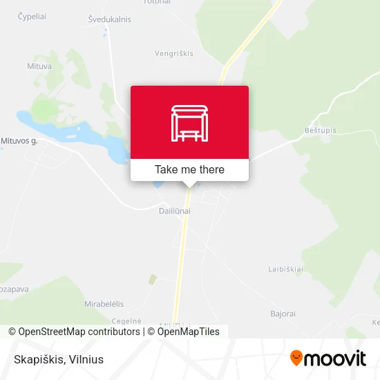 Карта Skapiškis