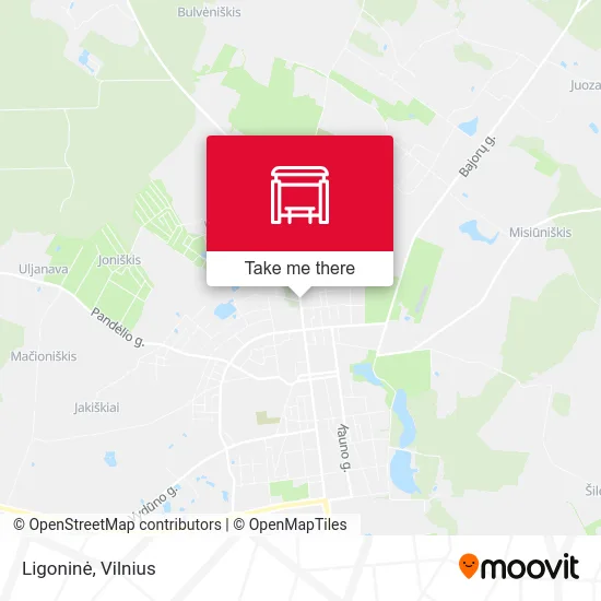 Карта Ligoninė