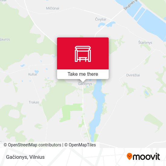 Карта Gačionys