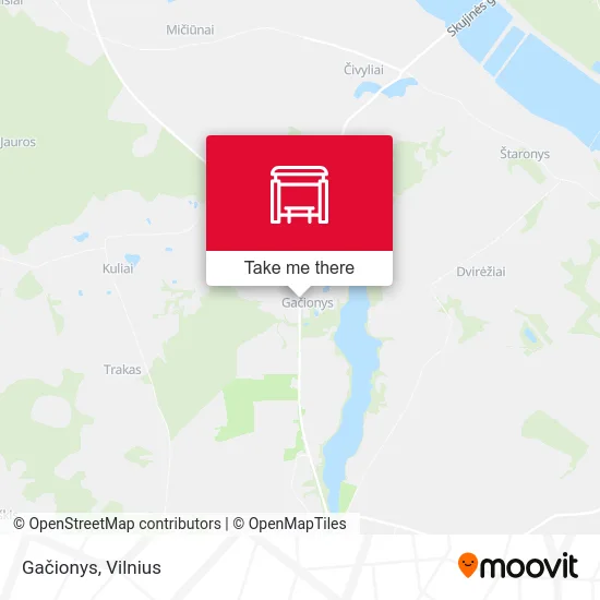 Карта Gačionys