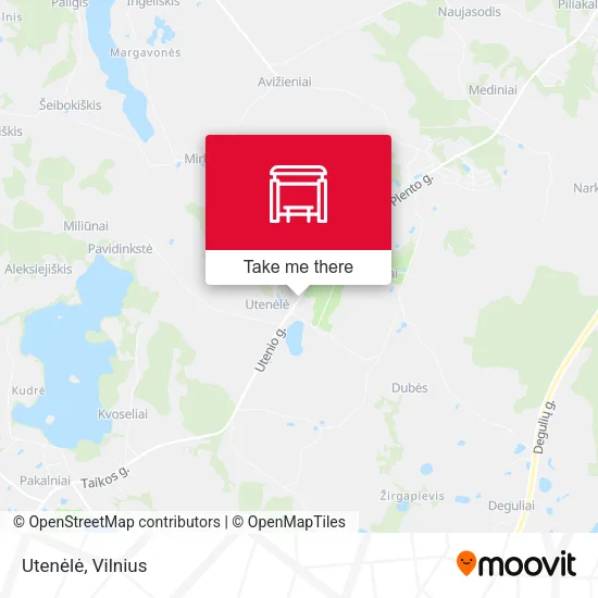 Карта Utenėlė